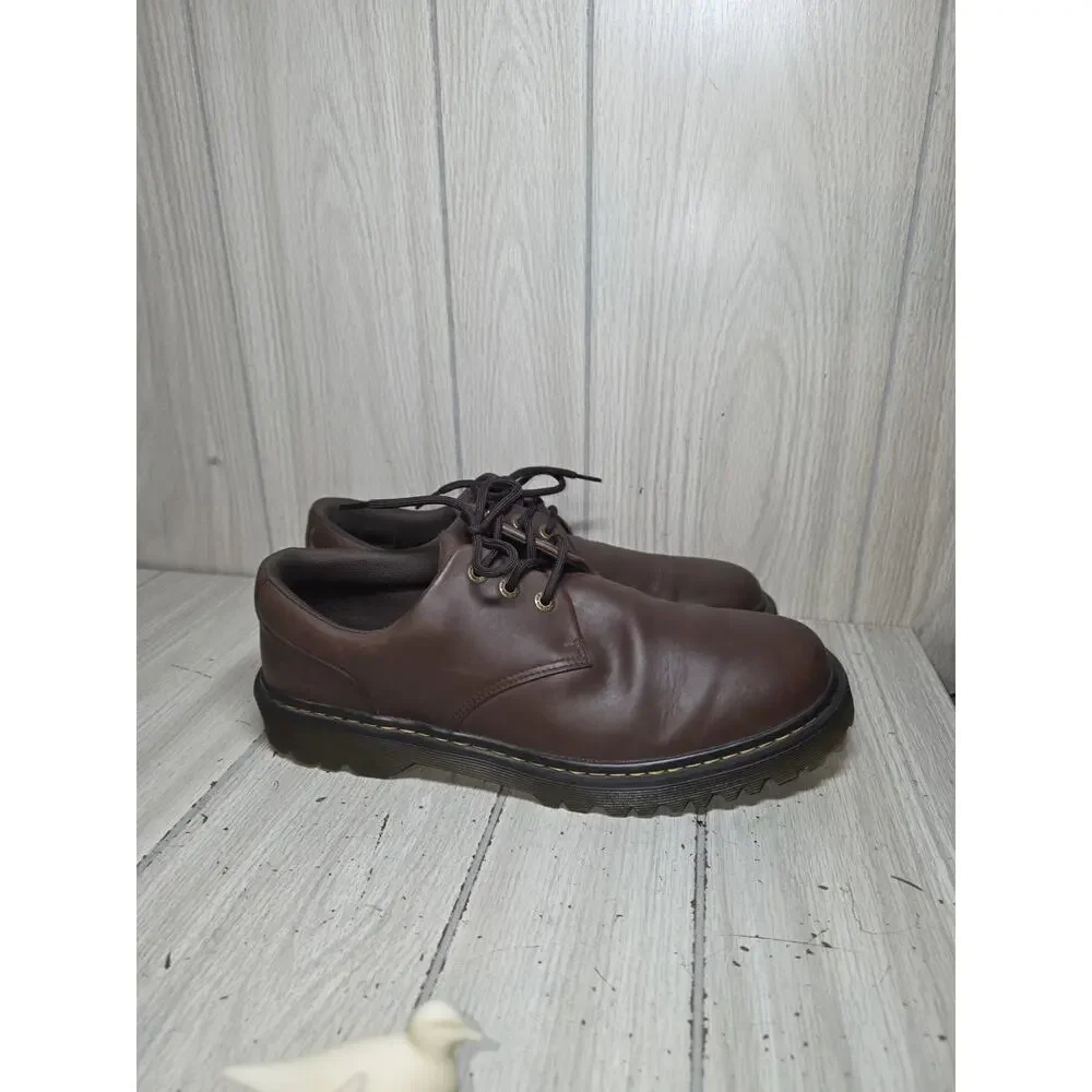 Dr Martens Kent Shoes Brown Leather Lace Up Oxford 13m Business Casual Preppy